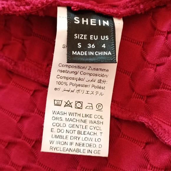 Shein red jumpsuit size 4 - Picture 5 of 5